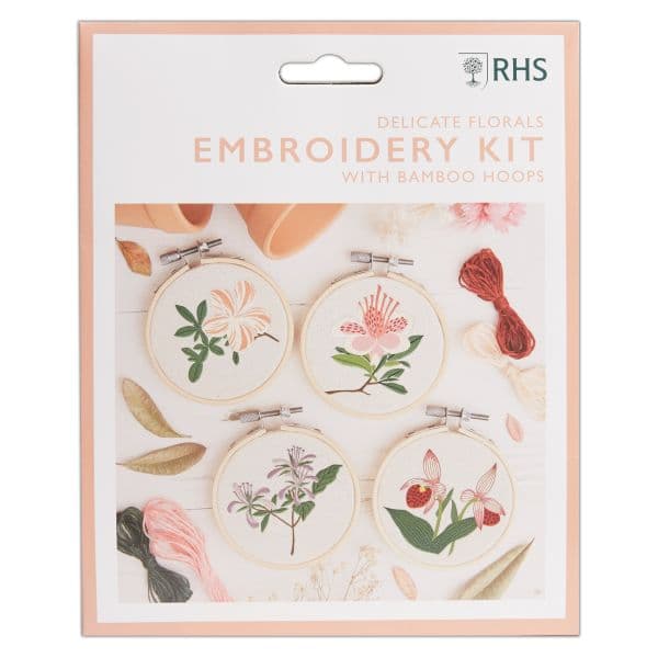 Embroidery Hoop Decoration Kit - Delicate Florals