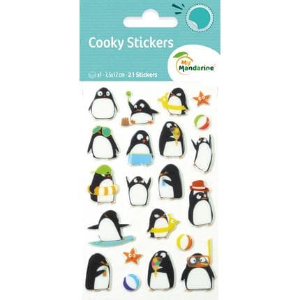 Cooky, Bag 1 pl 7.5x12cm, Penguins - Multicolour
