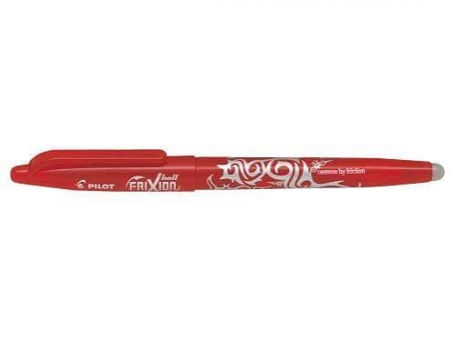 Red Pilot FriXion - Erasable Gel Ink Rollerball Pen