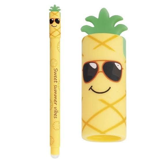 Gel roller animal Erase it! summer pineapple