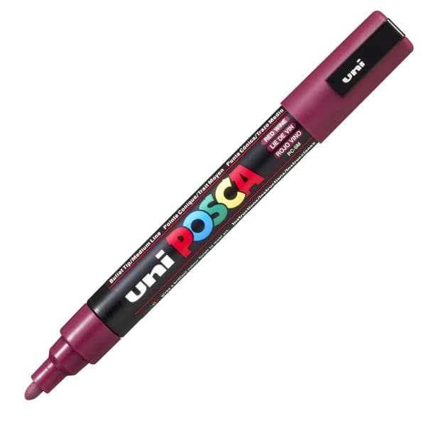 POSCA PC-5M MEDIUM BULLET TIP β WINE RED