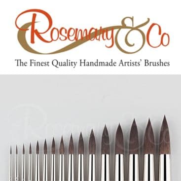 Watercolour Pure Squirrel Pointed Round Brush